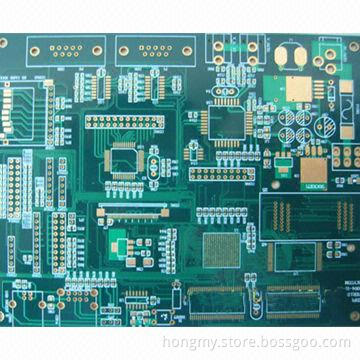 High-density Multilayer PCB, Made of FR-4, with Immersion Gold Finish